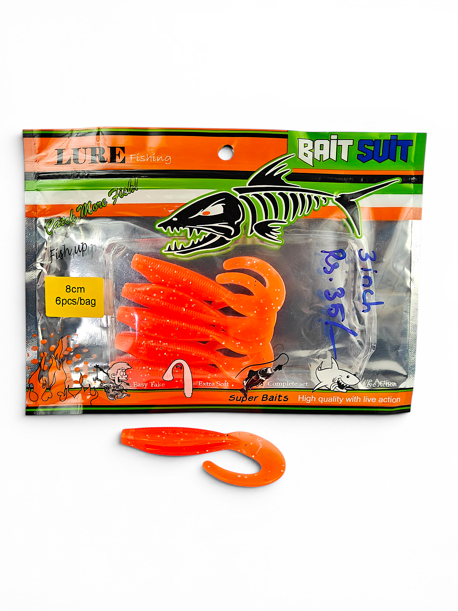 Affordable Curly Tail Soft Lure 3 inch