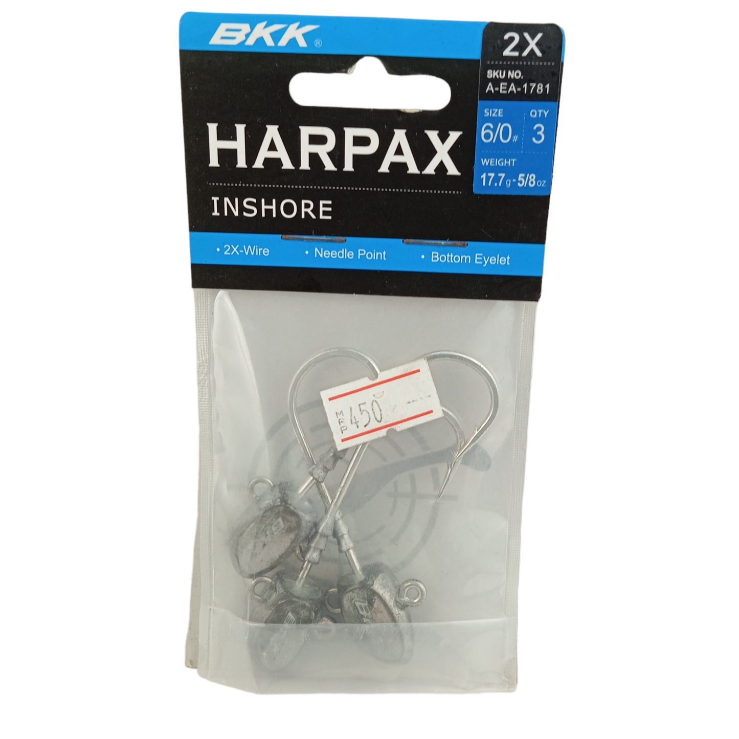 BKK Harpax-Inshore Jig Head 2X Size 6-0 Single Image