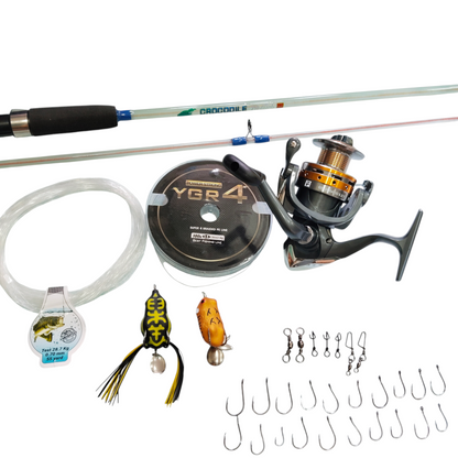 Beginner Low Budget Fresh Water Fishing Combo-1966 Only