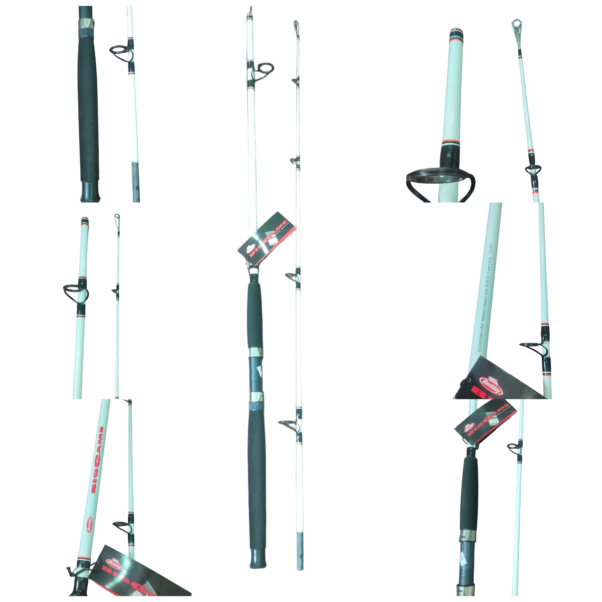 berkley 308 fishing rod Berkley Big Game 8Ft Spinning Fishing Rod 30-85gms Casting Weight – Fish With Hanish Tackles
