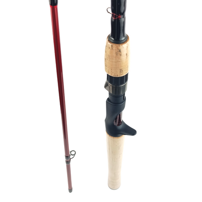 Berkley Cherrywood Baitcasting Fishing Rod 6.7ft Reel Holder Image