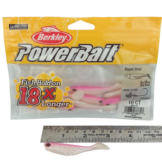 Berkley PowerBait Ripple Shad Soft Fishing Lure 8cm|3inch/2.68g-  Single PC