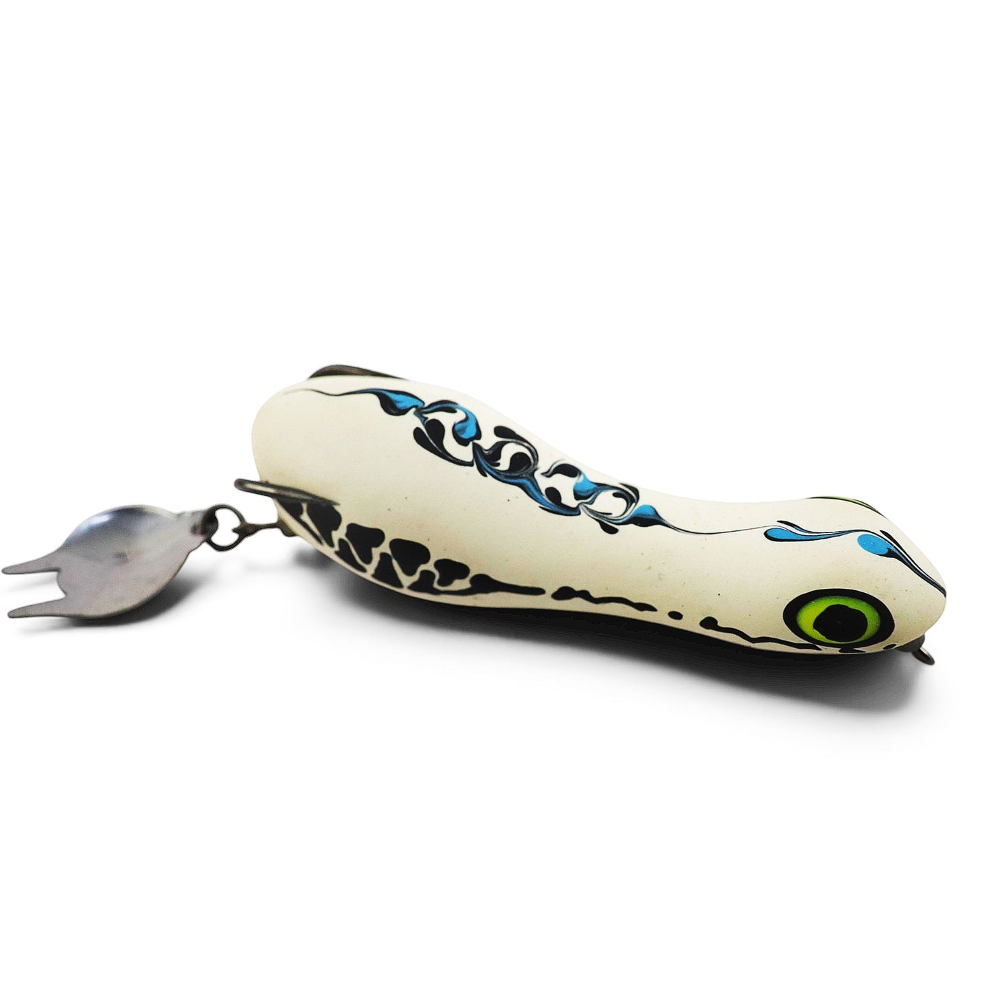 Bravvo Monster Frog Size 8cm 9-10gms| Hand Made Fishing Frog Lure