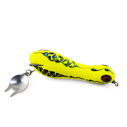 Bravvo Monster Frog Size 8cm 9-10gms| Hand Made Fishing Frog Lure