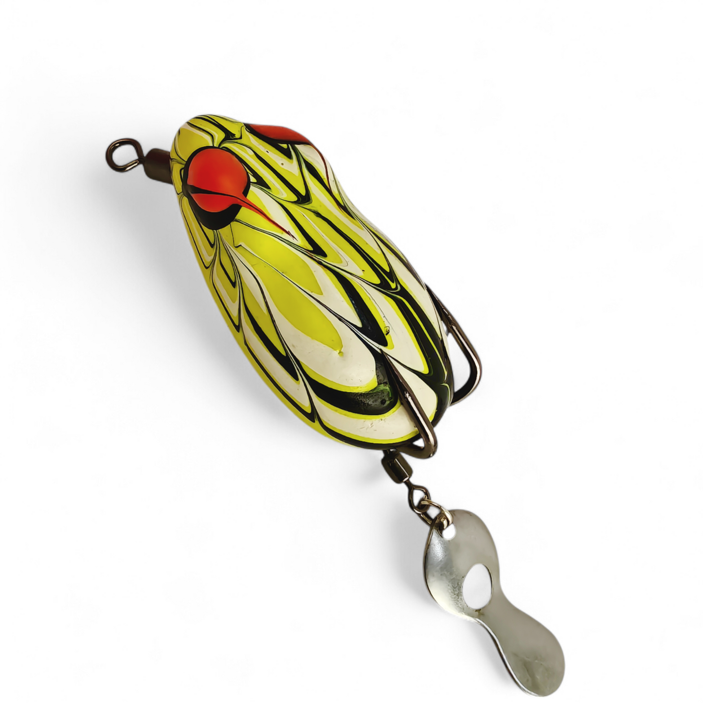 Bravvo Angsa Frog Size 4cm 6-7gms| Hand Made Fishing Frog Lure 