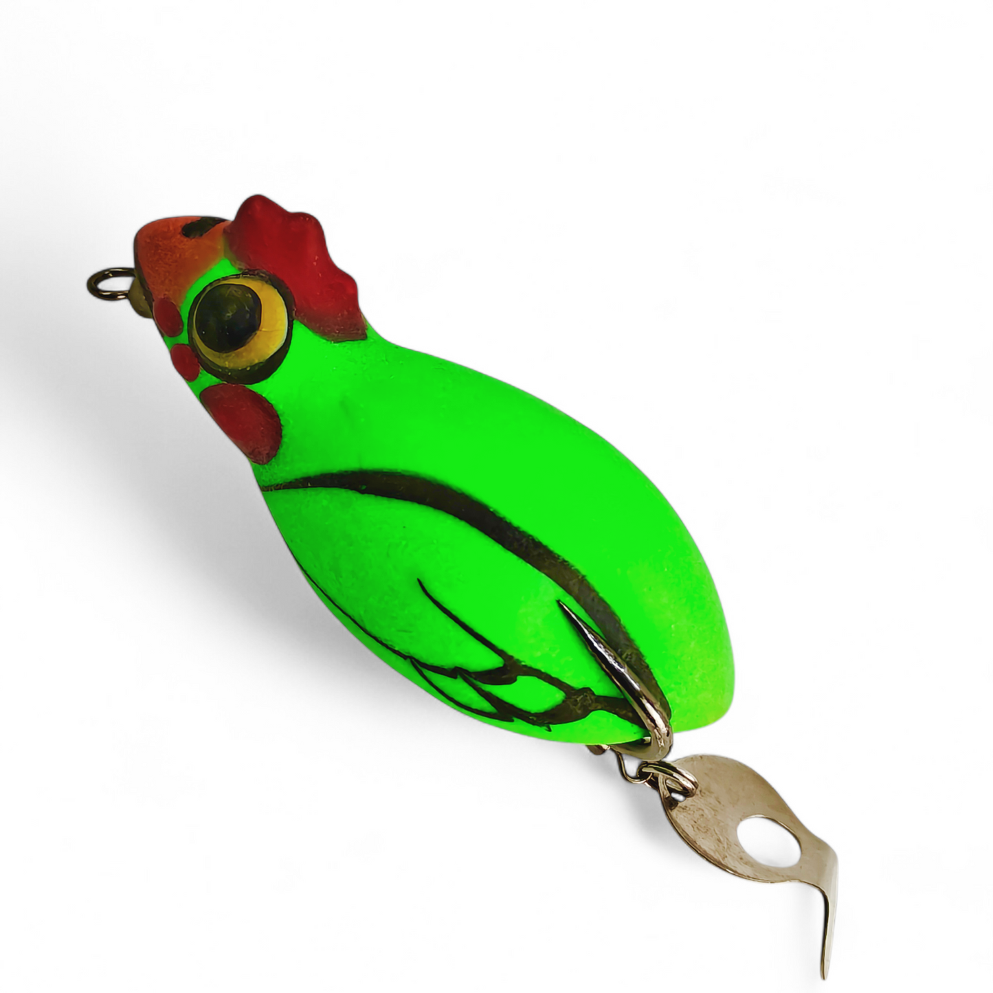 Bravvo Mr.Hen Frog Size 5.5cm 8-10gms| Hand Made Fishing Frog Lure