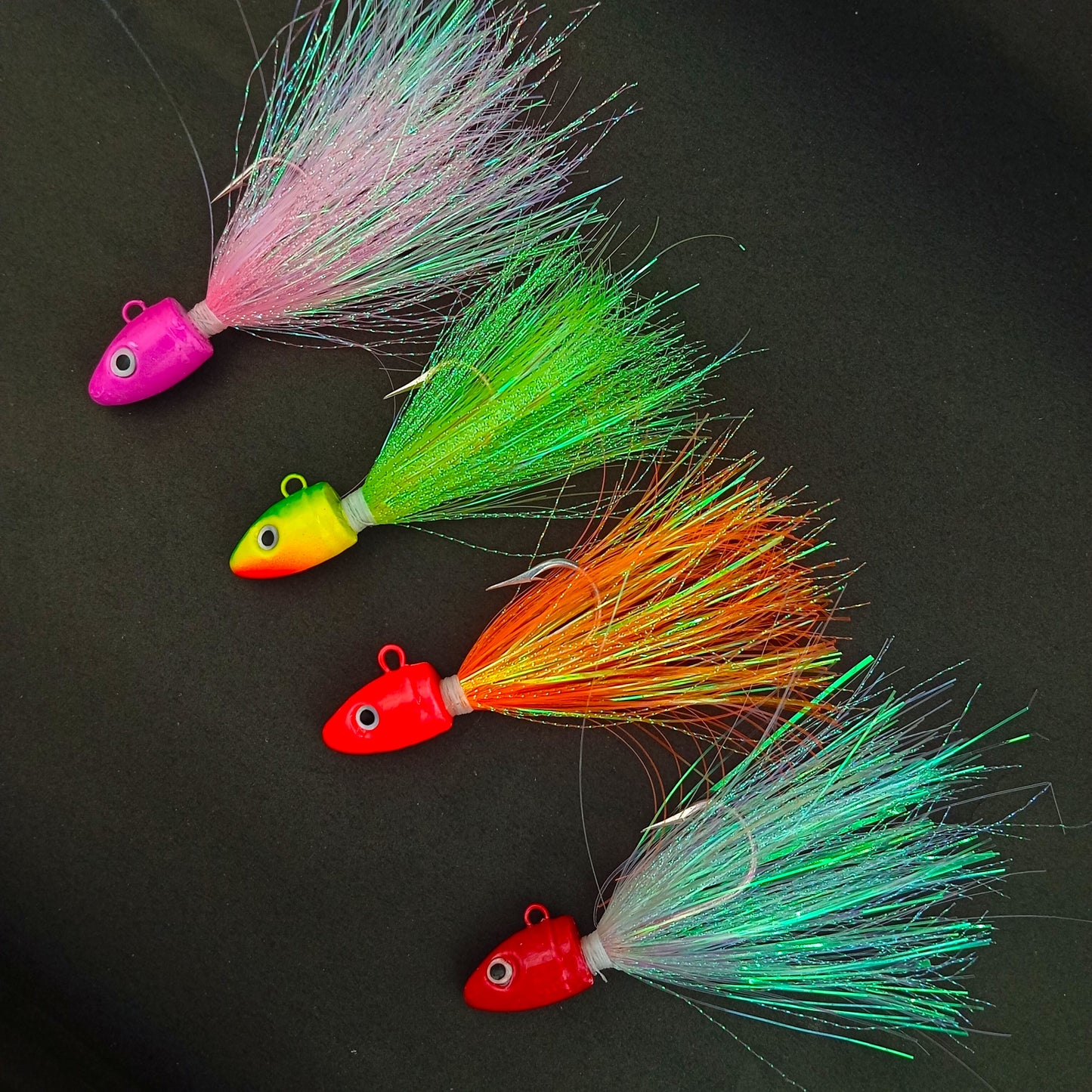 Bucktail Jig Hand Made Weight 45gms 6cm 5-0 Hooks Main Image