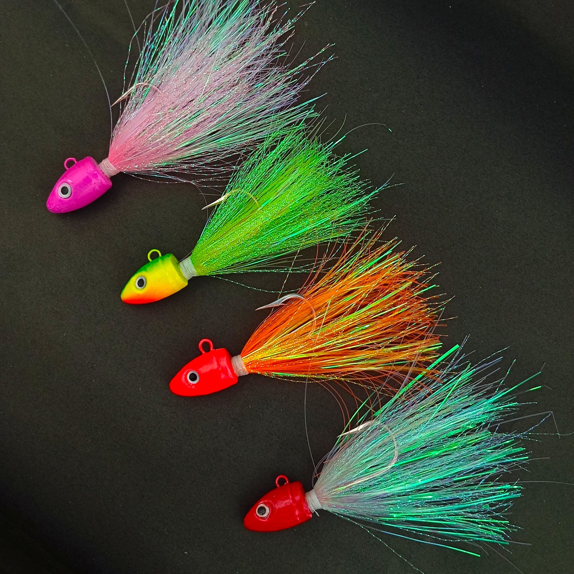 Bucktail Jig Hand Made Weight 45gms 6cm 5-0 Hooks Main Image