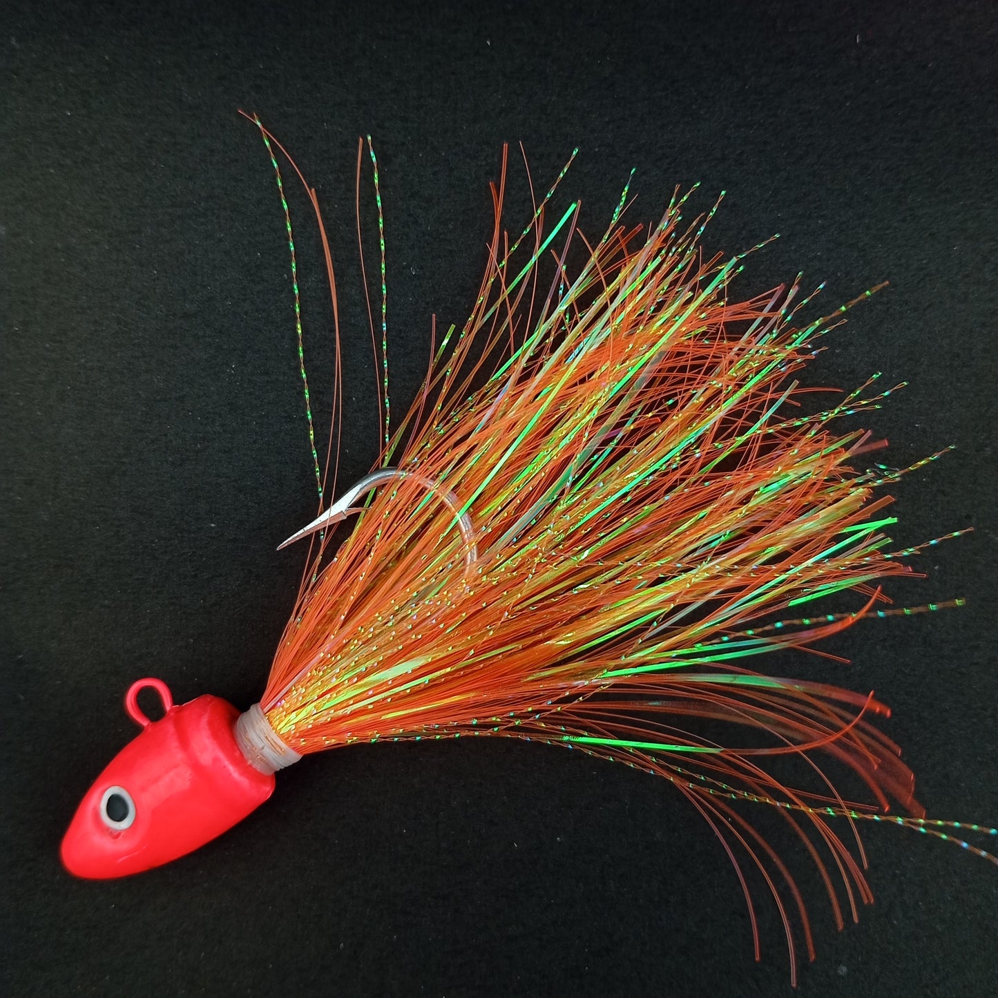 Bucktail Jig Hand Made- 45gms| 6cm |5/0 Hooks- Single Pc