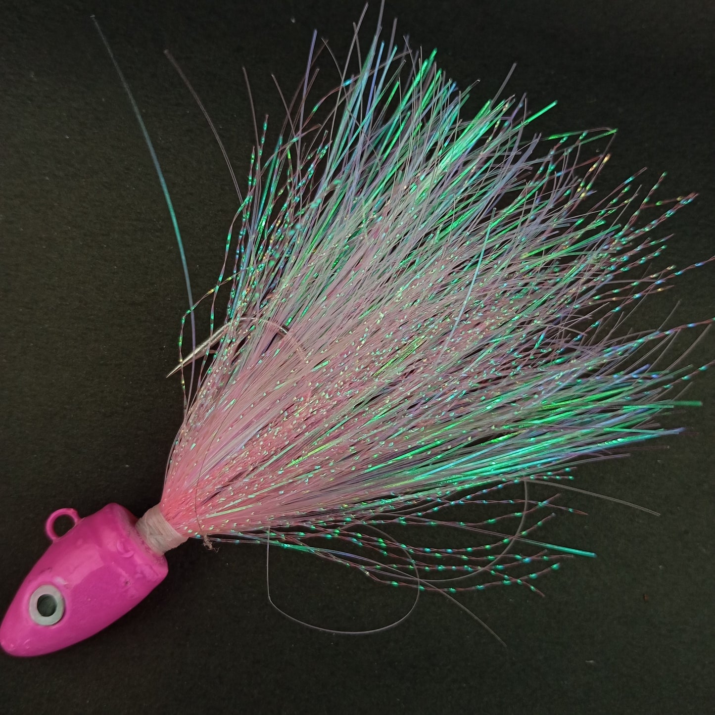 Bucktail Jig Hand Made- 45gms| 6cm |5/0 Hooks- Single Pc