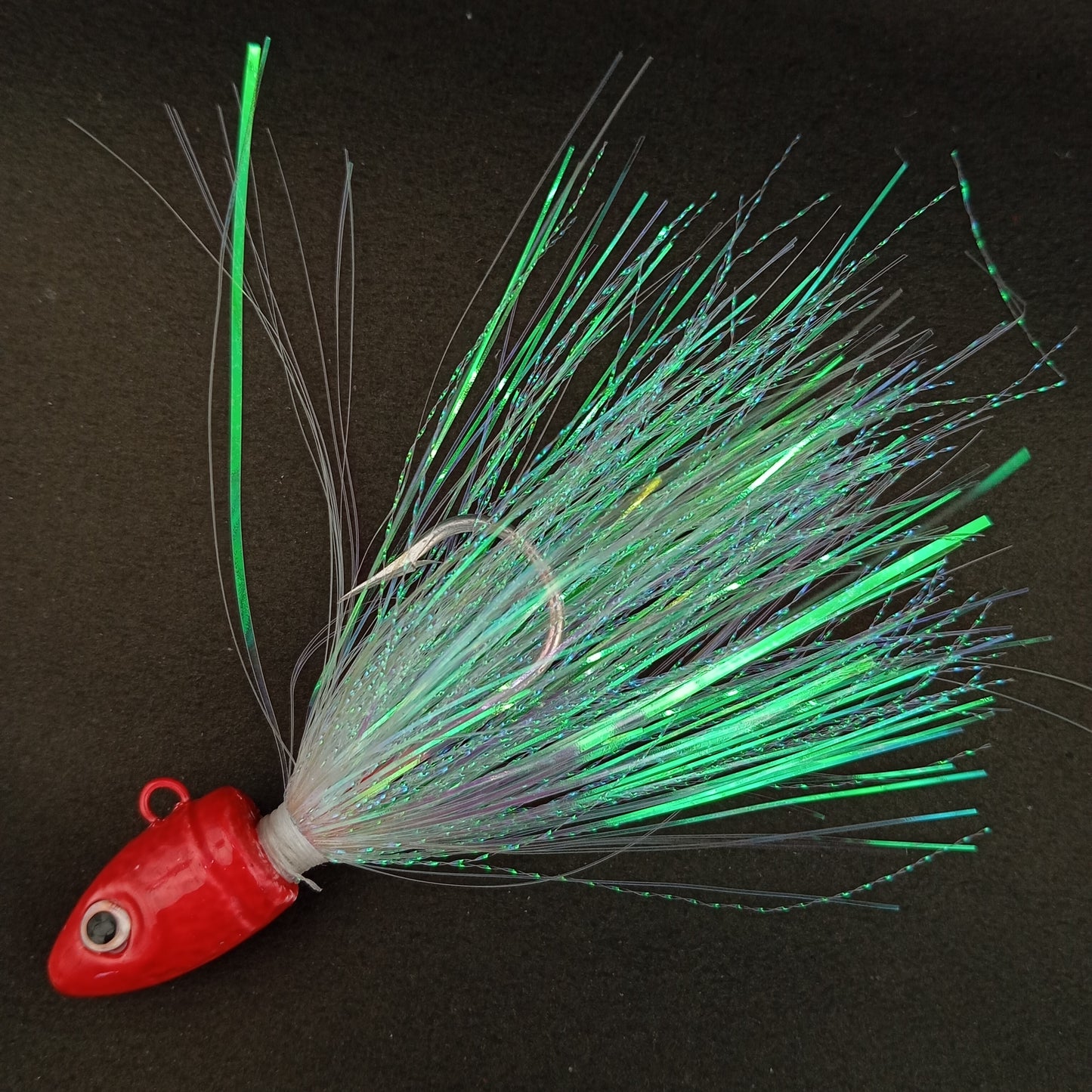Bucktail Jig Hand Made- 45gms| 6cm |5/0 Hooks- Single Pc