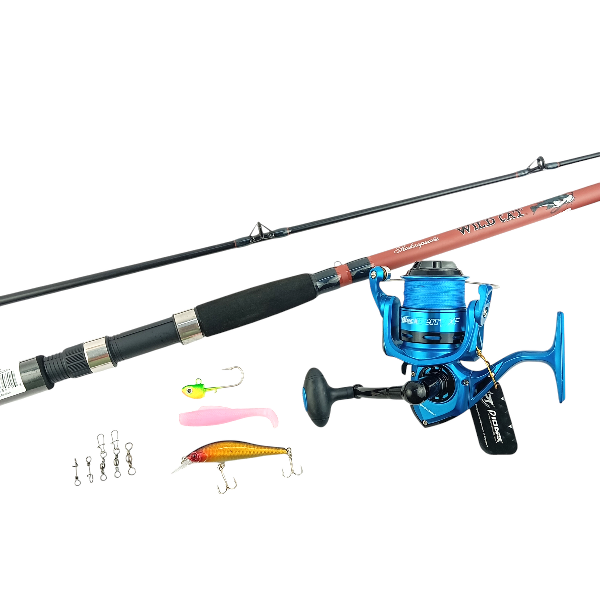 Budget Friendly Saltwater Fishing Combo 8ft Rod 6000 Reel Full Set