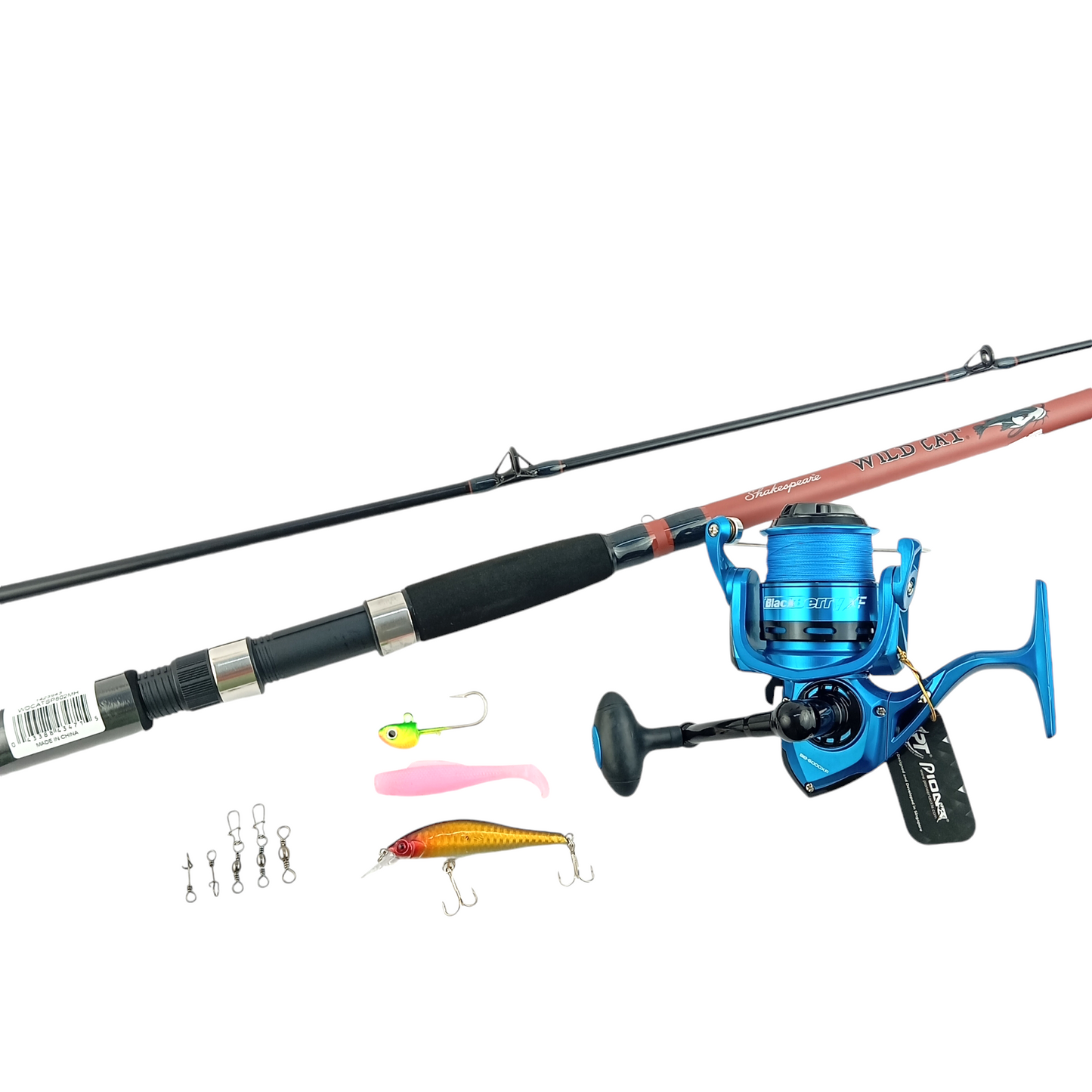 Budget Friendly Saltwater Fishing Combo 8ft Rod 6000 Reel Full Set