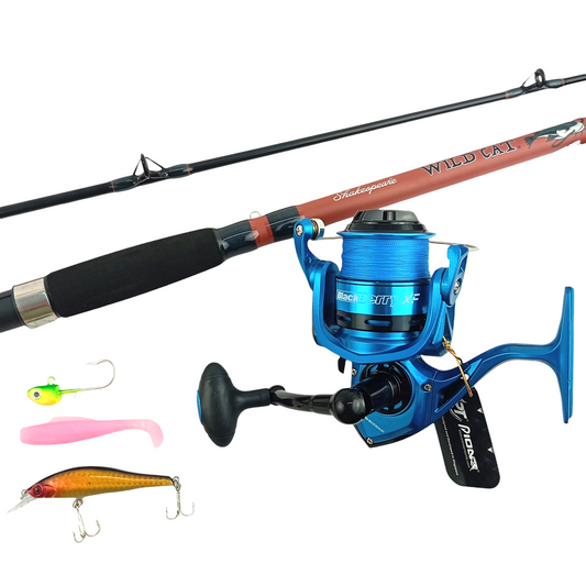 Budget Friendly Saltwater Fishing Combo 8ft Rod 6000 Reel Full Set