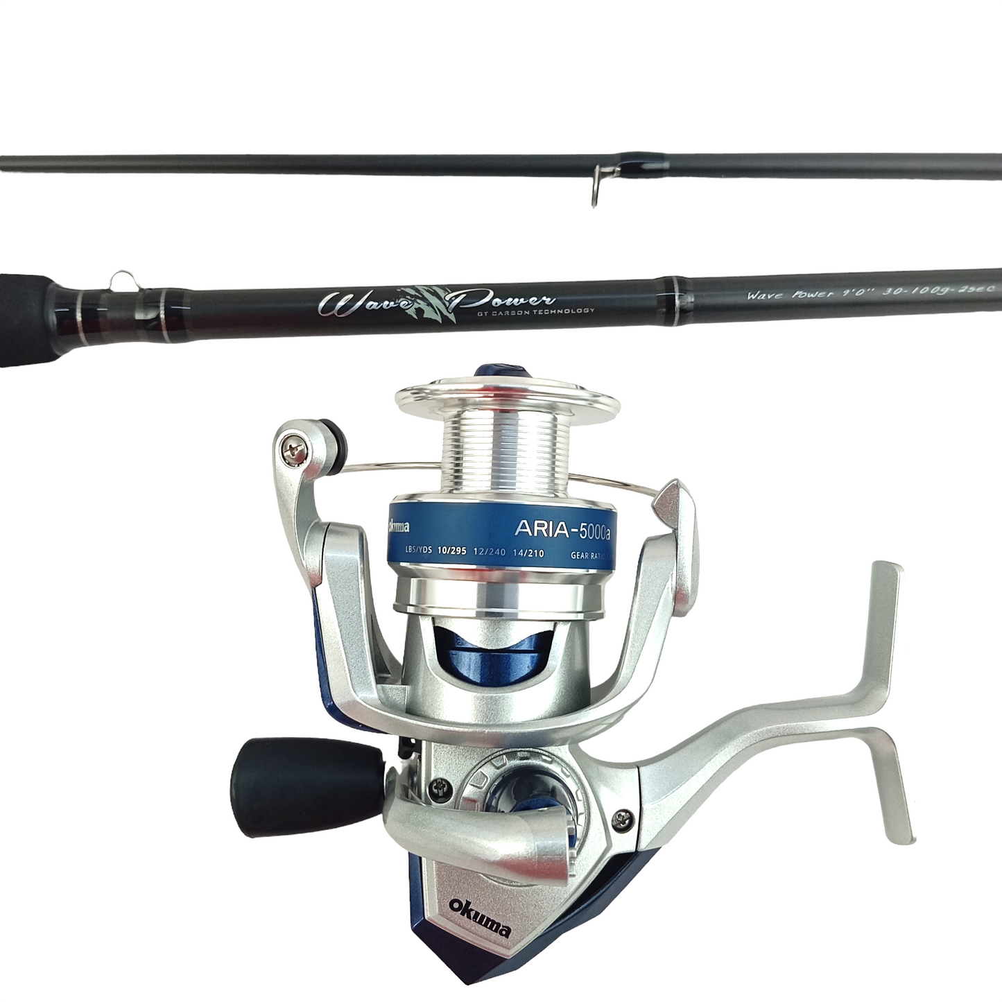 Budget Friendly Saltwater Fishing Combo | Okuma Wave Power 9ft Rod, Okuma Aria 5000 Reel