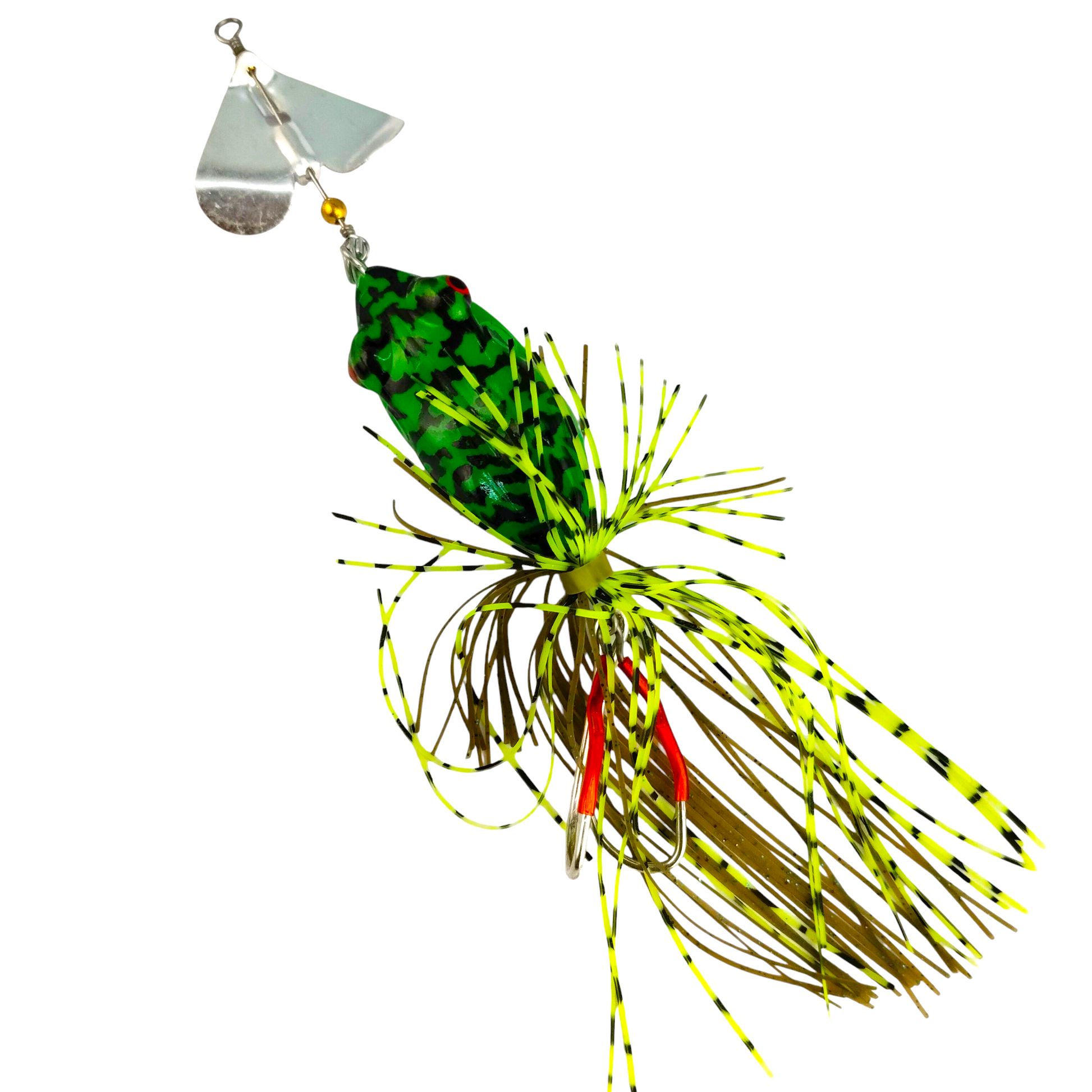 Buzz Bait Frog Lure With Rattle