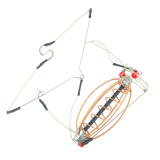 Carp-Fishing-Feeder-With-3-Sets-of-Hooks