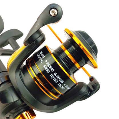 DM 4000-5000 Spinning Fishing Reel Close Up Image