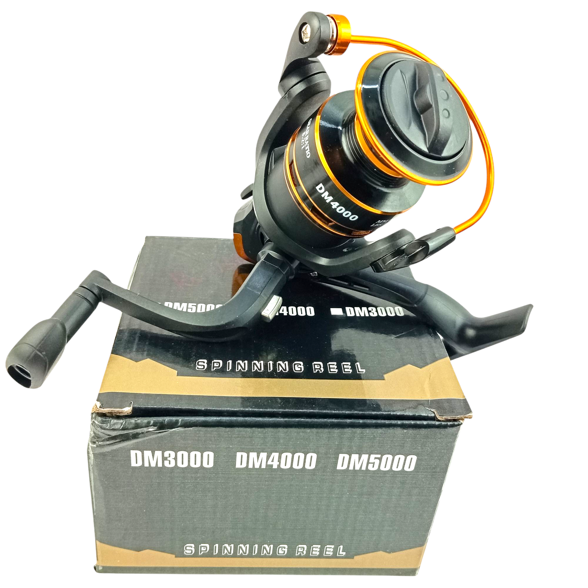 DM 4000-5000 Spinning Fishing Reel Close Up Image