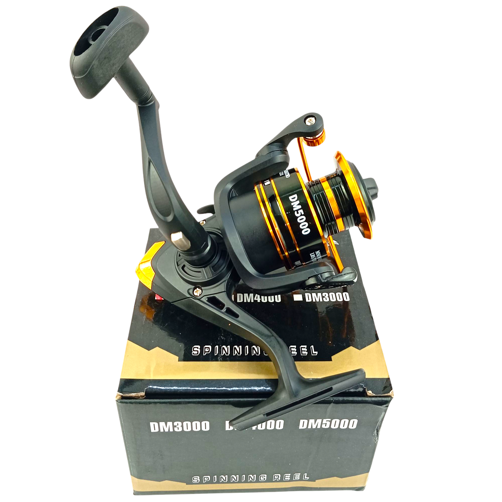 DM 4000-5000 Spinning Fishing Reel Close Up Image