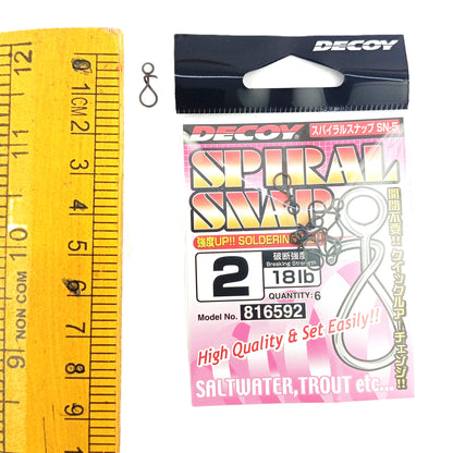 Decoy SN-5 Spiral Snap Size 2 Close  Image