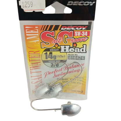 Decoy_SV-34_S.G._Jig_Head_14gms_Size_3-0_Single_Image