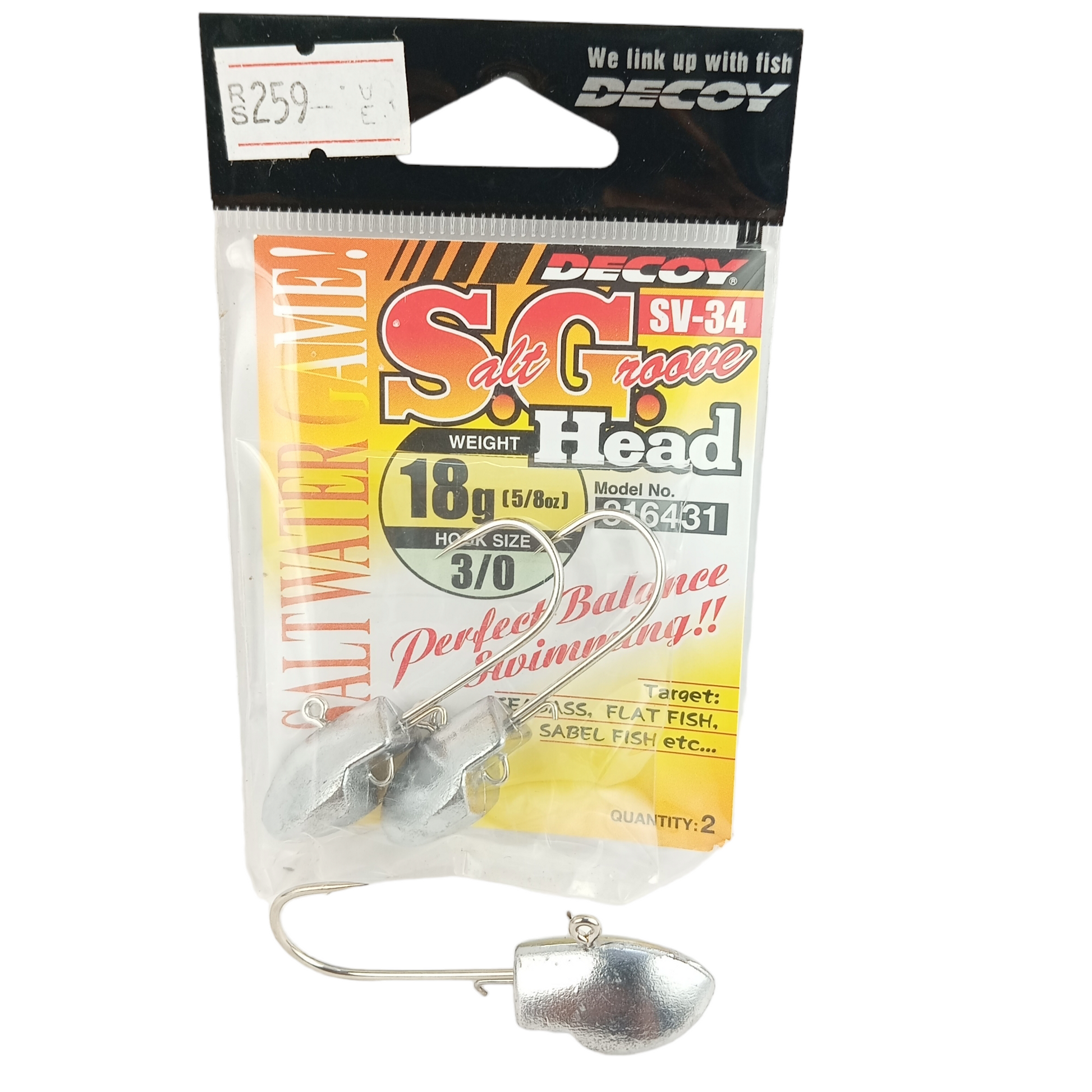 Decoy_SV-34_S.G._Jig_Head_18gms_3-0_Single_Image