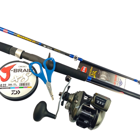 Deep Sea Jigging Baitcasting Combo