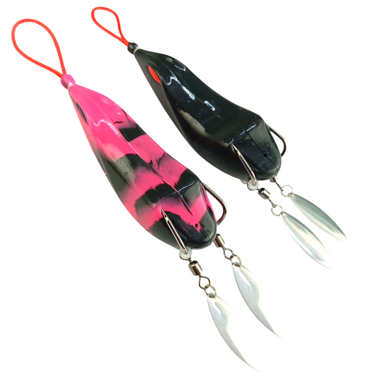 Double Spinner Frog Lure 17gms|8cm