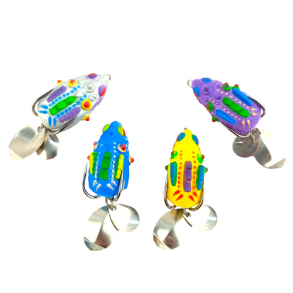 Double Spinner Frog Lure 6gms-3.5 All Colors Close Image