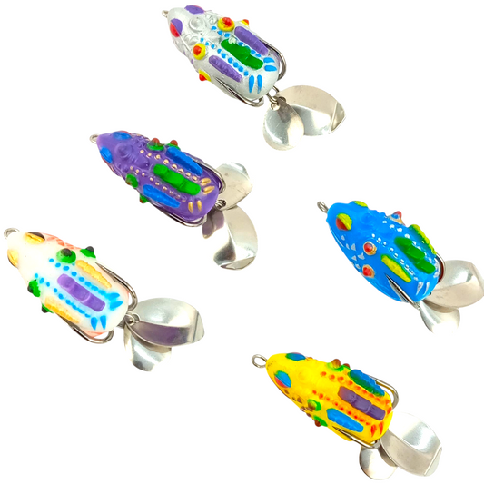 Double Spinner Frog Lure 6gms-3.5 All Colors Close Image