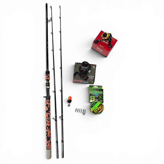 Eagle Josh Double Tip Baitcasting Fishing Combo