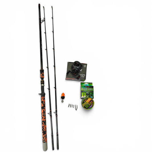 Eagle Josh Double Tip Baitcasting Fishing Combo