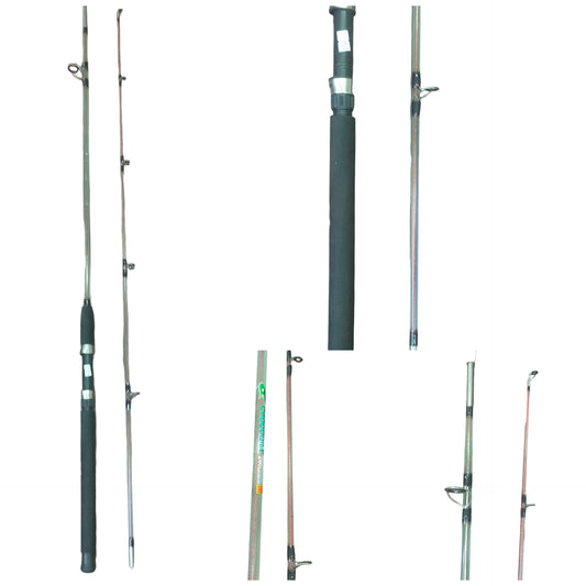 Etovel crocodile spinnig fishing rod 7 ft - multiple angles