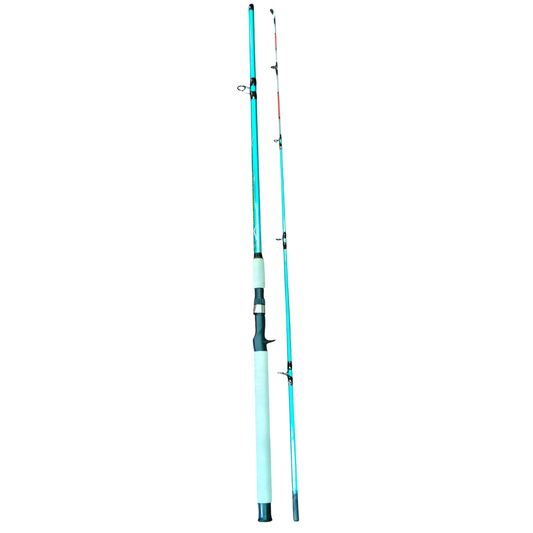 Fishers King Rainbow -7ft Fiber Glass Baitcasting Fishing Rod