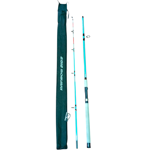 Fishers King Rainbow 7ft Fiber Glass Spinning Fishing Rod