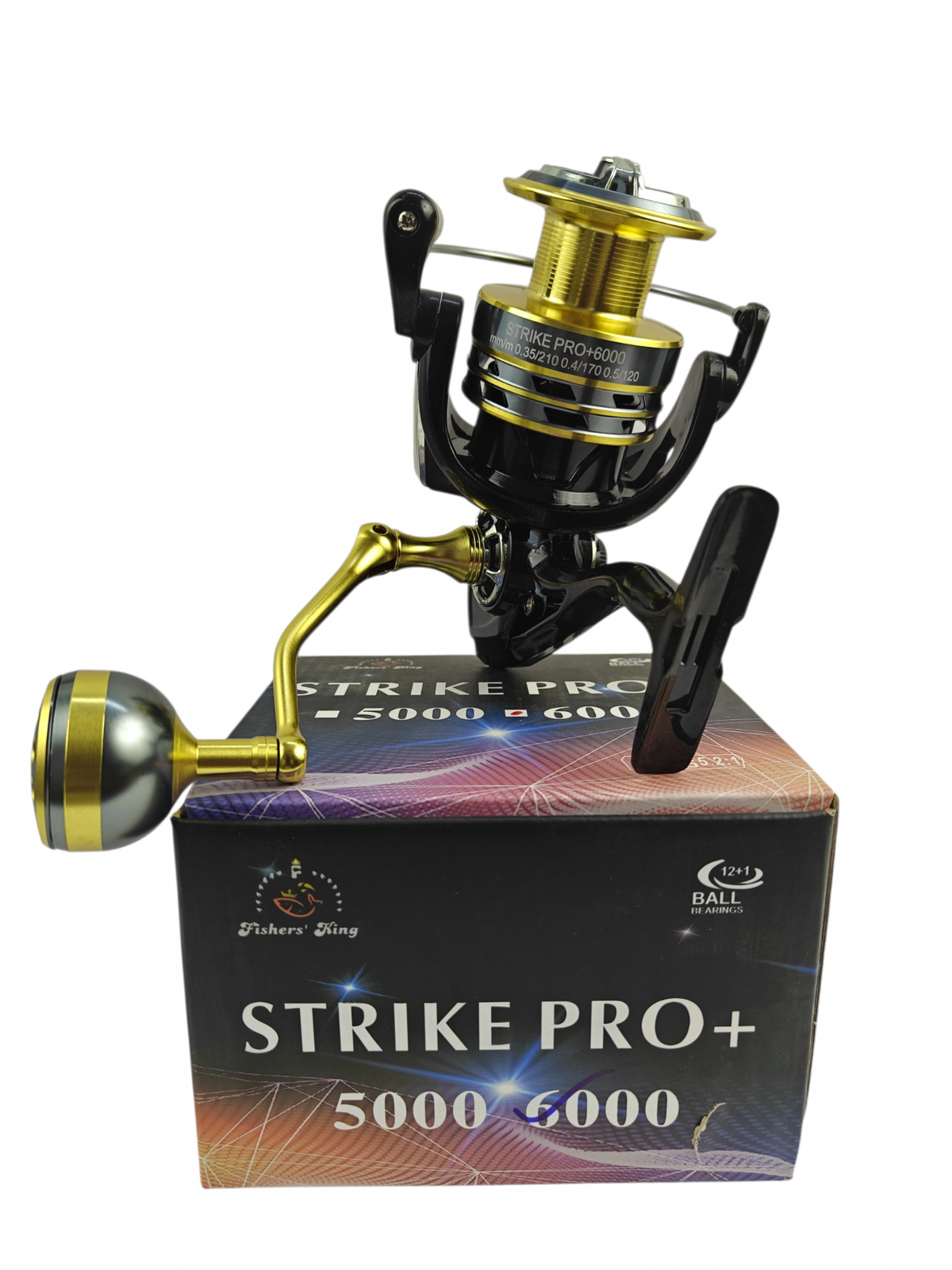 Fishers King Strike Pro+ 6000 Spinning Fishing Reel |Aluminum Handle