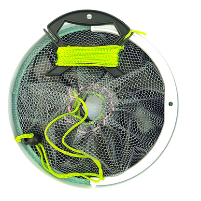 Fishing Bucket, Foldable Fishing Bait Bucket, Multifunctional Portable Folding Fishing Minnow Bucket Fish Live Bait Container