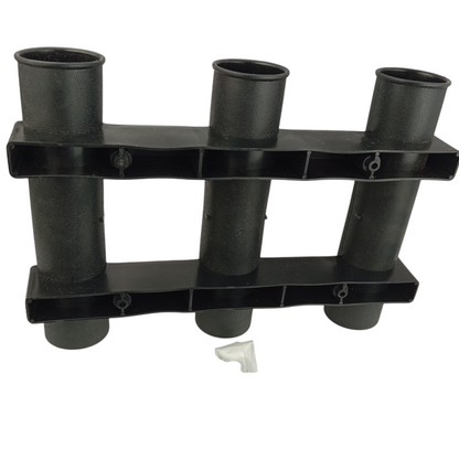 Fishing Rod Wall Mount With Reel-3 Partitions