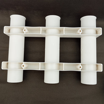 Fishing Rod Wall Mount With Reel-3 Partitions