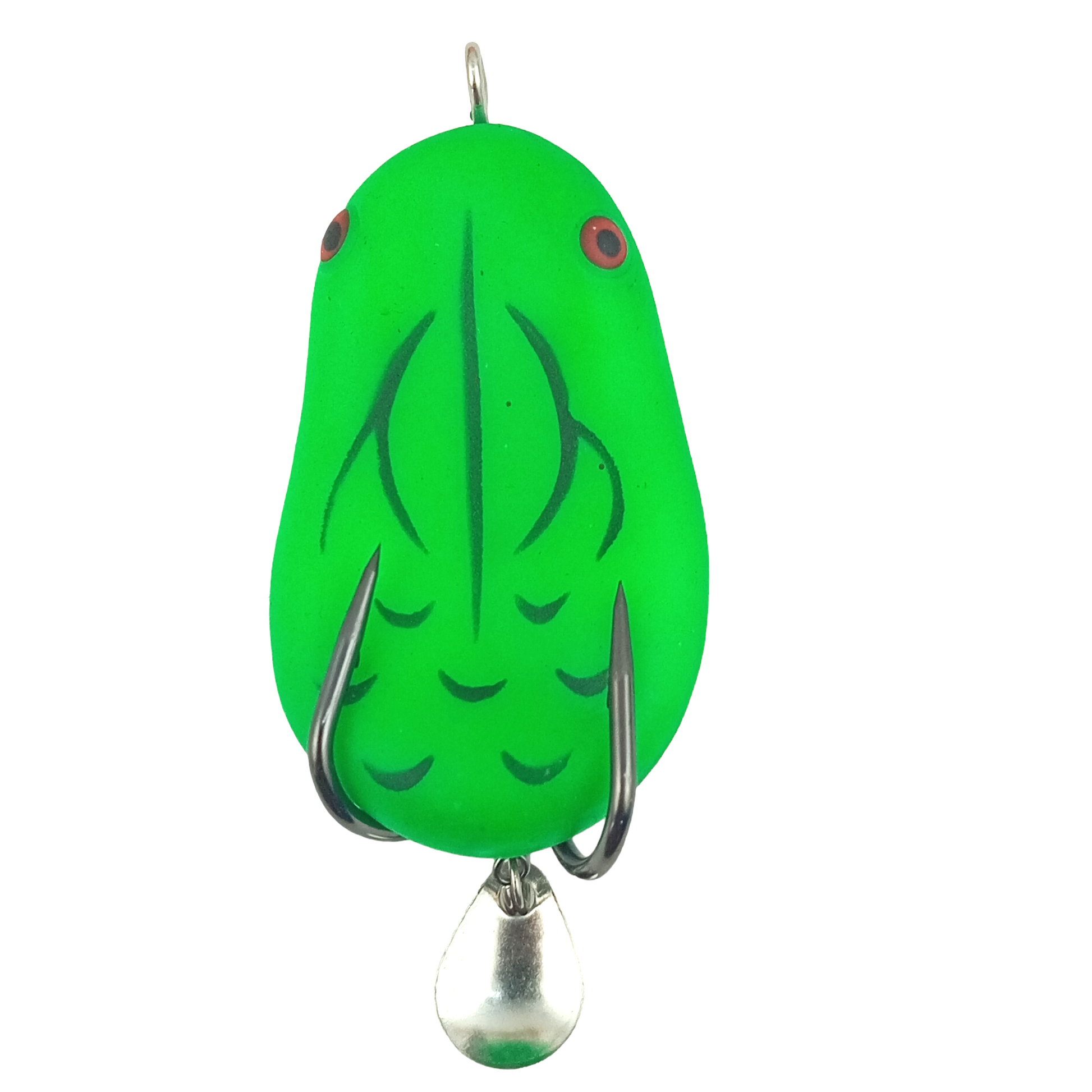 Frog Lure With Spinner | 5cm/11.5gm green image