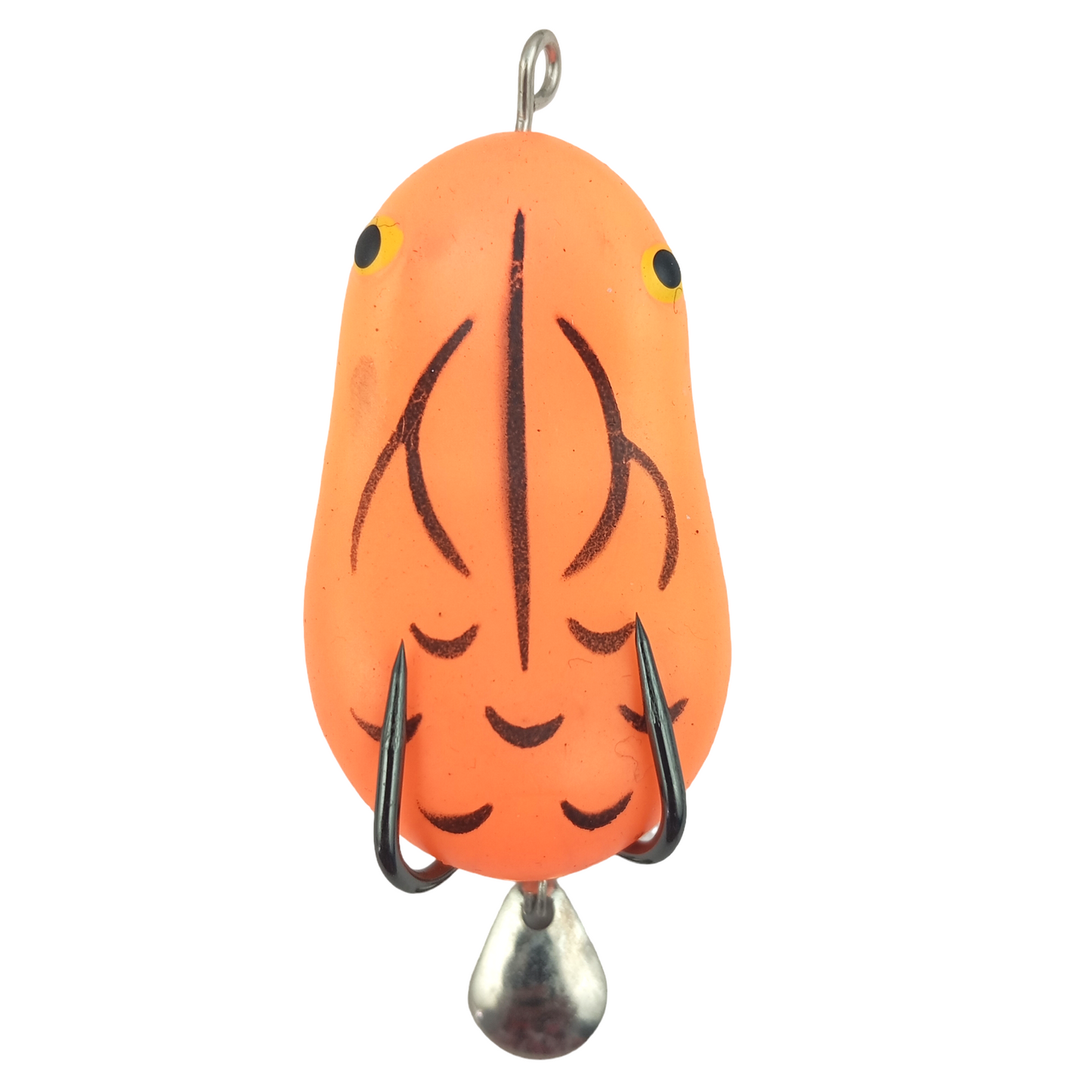 Frog Lure With Spinner | 5cm/11.5gm orange image