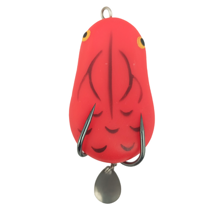 Frog Lure With Spinner | 5cm/11.5gm red image