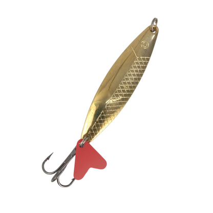 Golden Spoon Lure With Teaser Fishing Lure