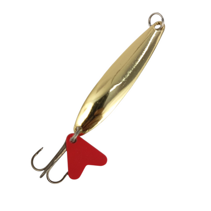 Golden Spoon Lure With Teaser Fishing Lure