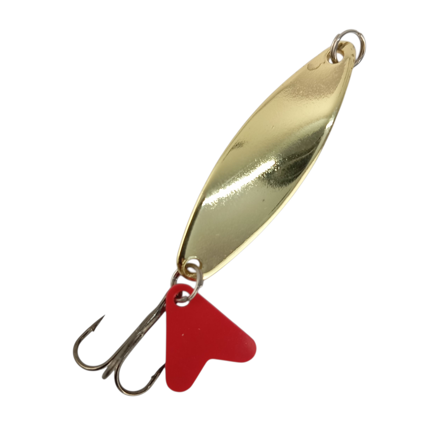 Golden Spoon Lure With Teaser Fishing Lure