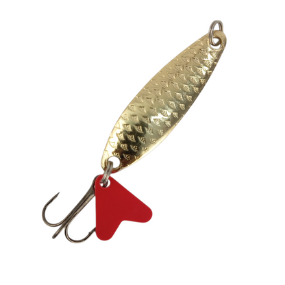 Golden Spoon Lure With Teaser Fishing Lure