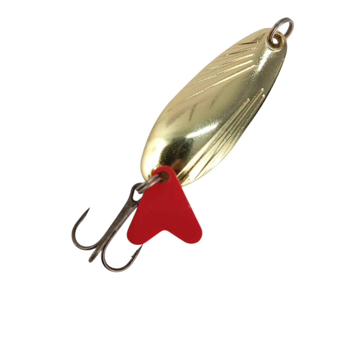 Golden Spoon Lure With Teaser Fishing Lure