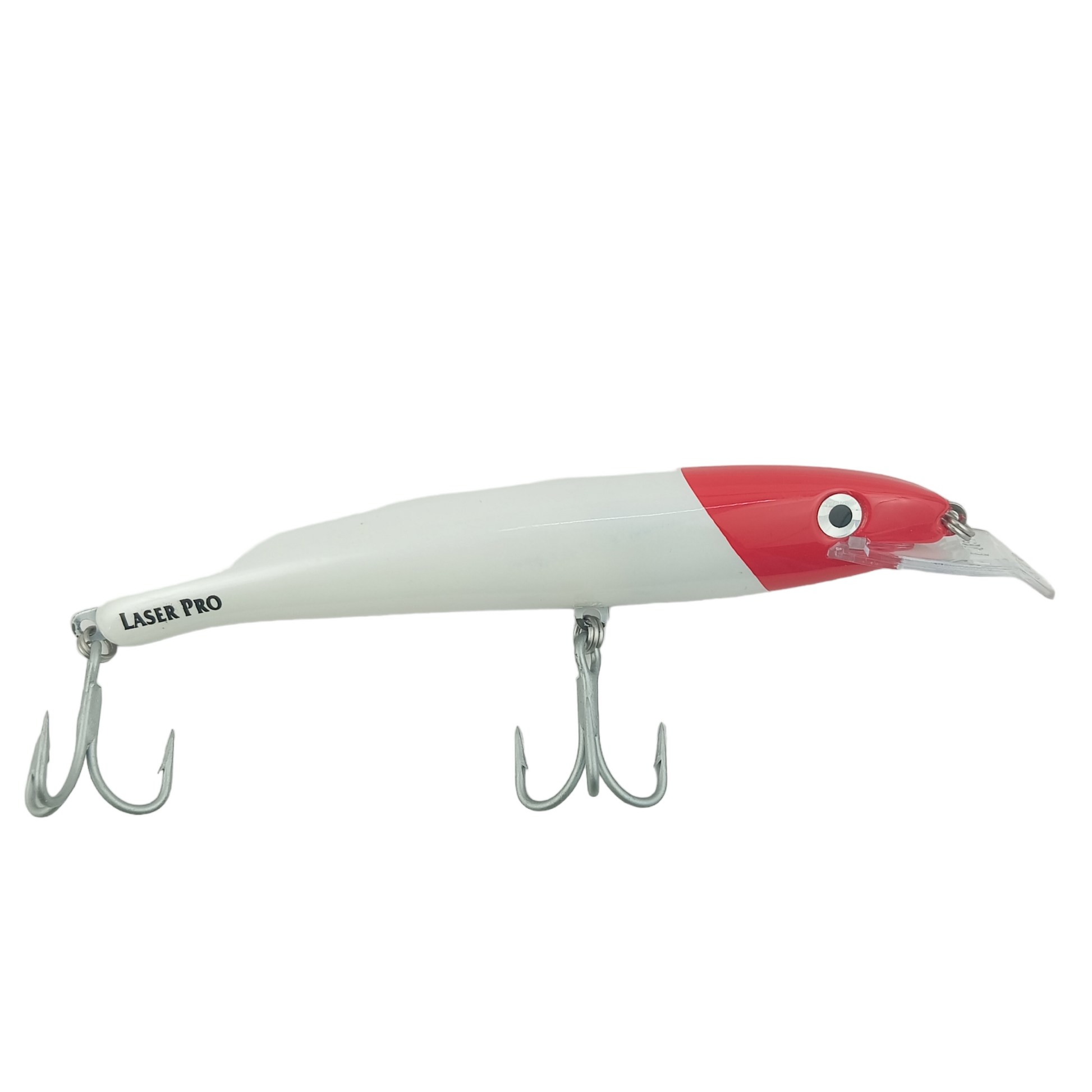 Halco_Laser_Pro120_STD_Hard_Fishing_Lure_H53_White_Redhead_