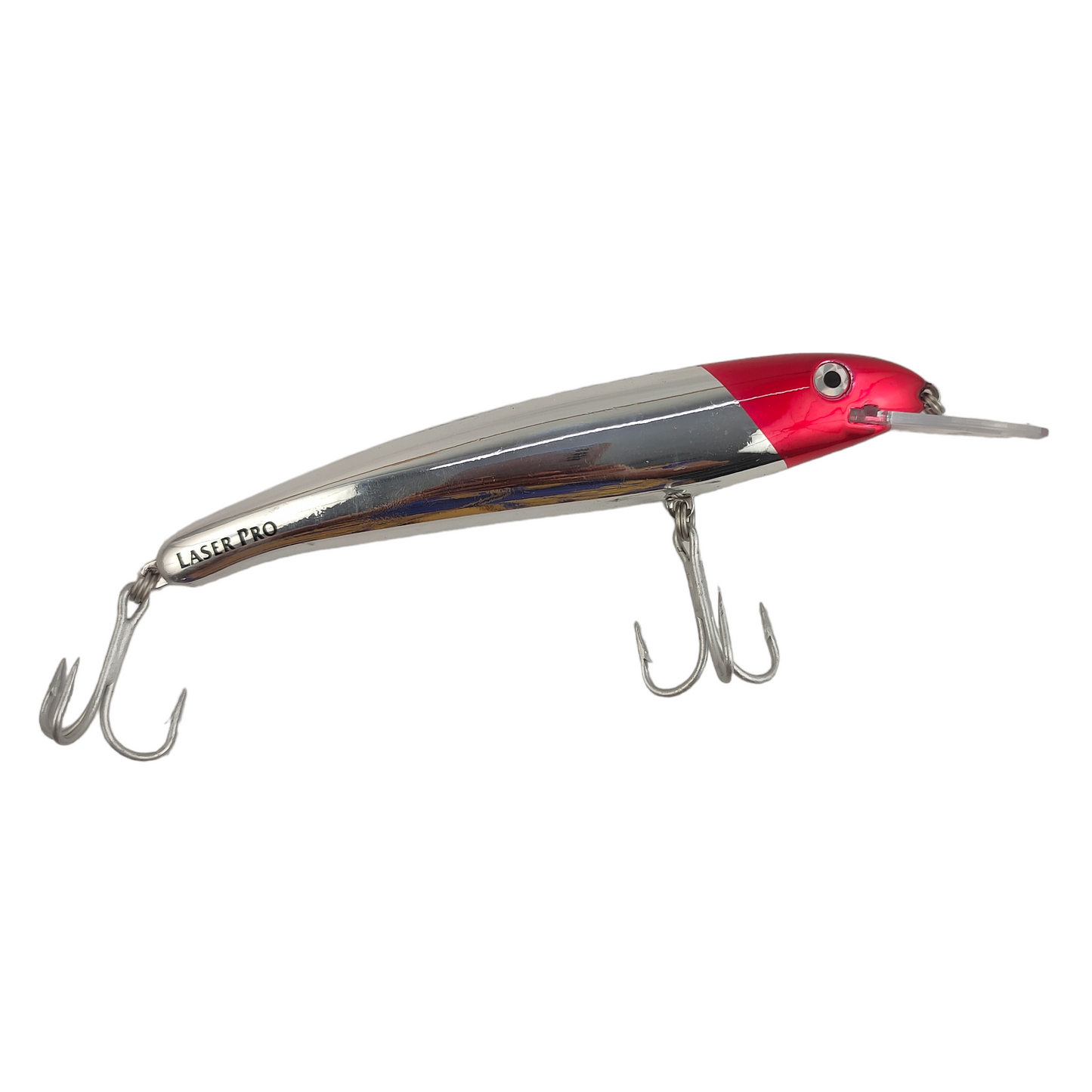 Halco_Laser_Pro_190DD_2M_47Gm_Hard_Fishing_Lure_H62_Chrome_Red_Head
